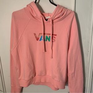 Vans Women's Light Pink Logo Hoodie